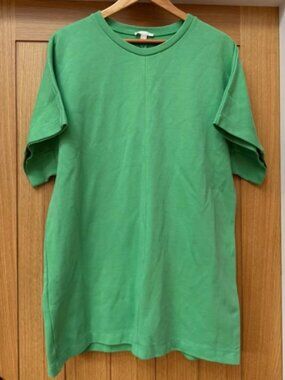 Casual loose green short sleeved T-shirt